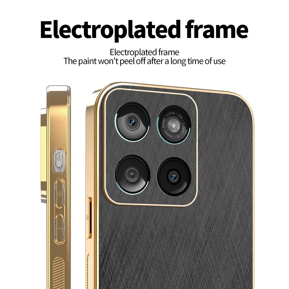 Golden Frame All-inclusive Phone Case For Xiaomi 15U/15/14U/14/14T Pro/14T/13T Pro/13T