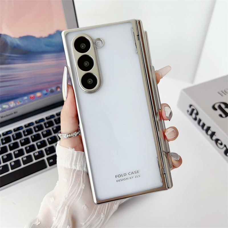 Enhanced Version of Magnetic All-included Screen Glass Film Case With S Pen Slot For Samsung Galaxy Z Fold6 + Stylus