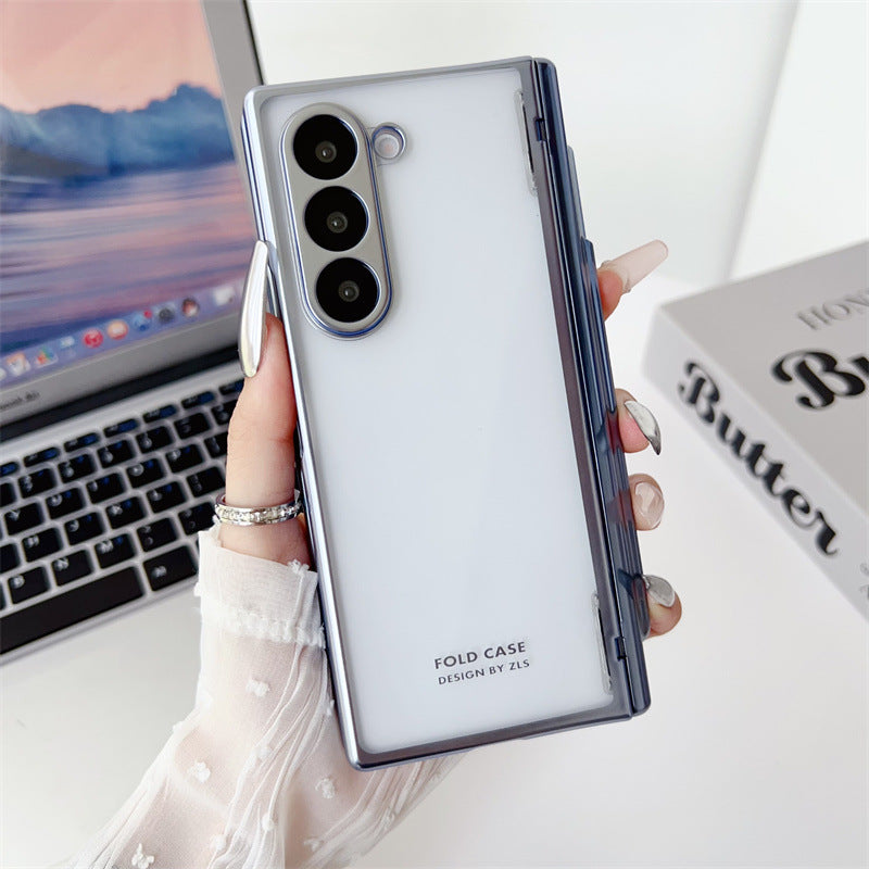 Enhanced Version of Magnetic All-included Screen Glass Film Case With S Pen Slot For Samsung Galaxy Z Fold6 + Stylus