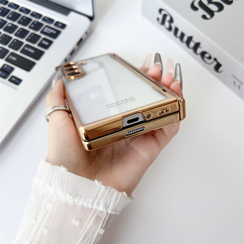 Enhanced Version of Magnetic All-included Screen Glass Film Case With S Pen Slot For Samsung Galaxy Z Fold6 + Stylus