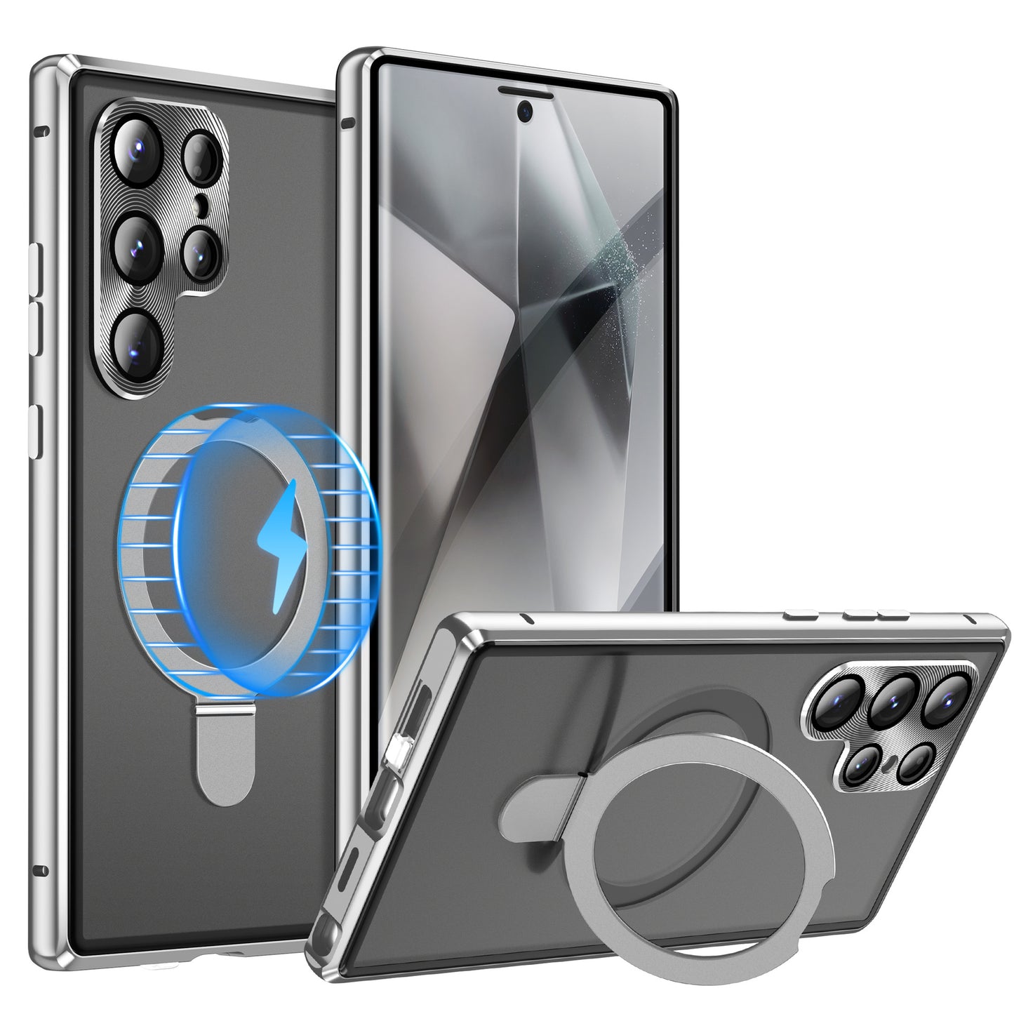 MAGSAFE Magnetic All-included Screen Glass Film Case For Samsung Galaxy S25/S24 Ultra