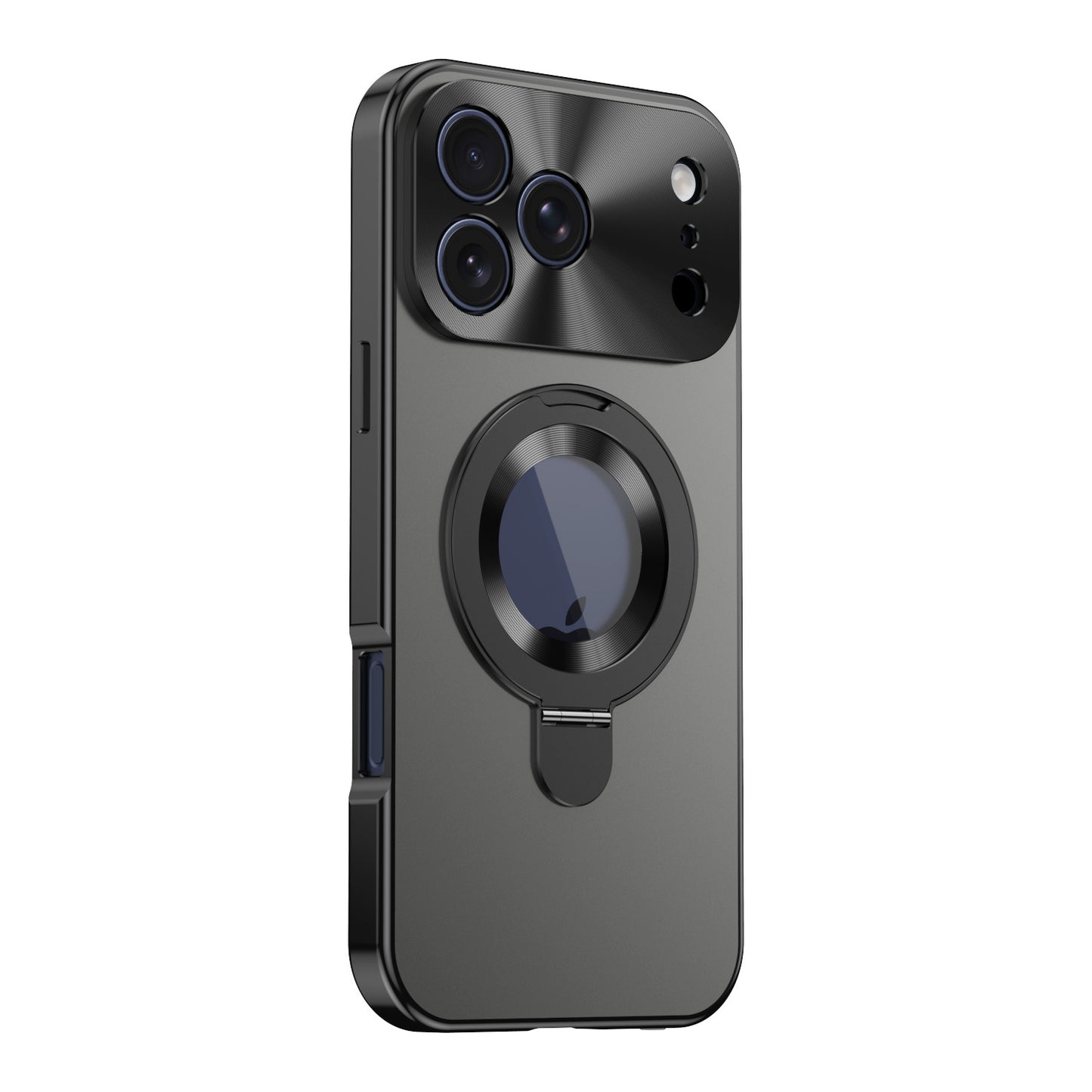 Original Luxury Magnet Ring Stand Protective Case with Anti-Peep Film For iPhone 17 Pro Max/17 Pro/17