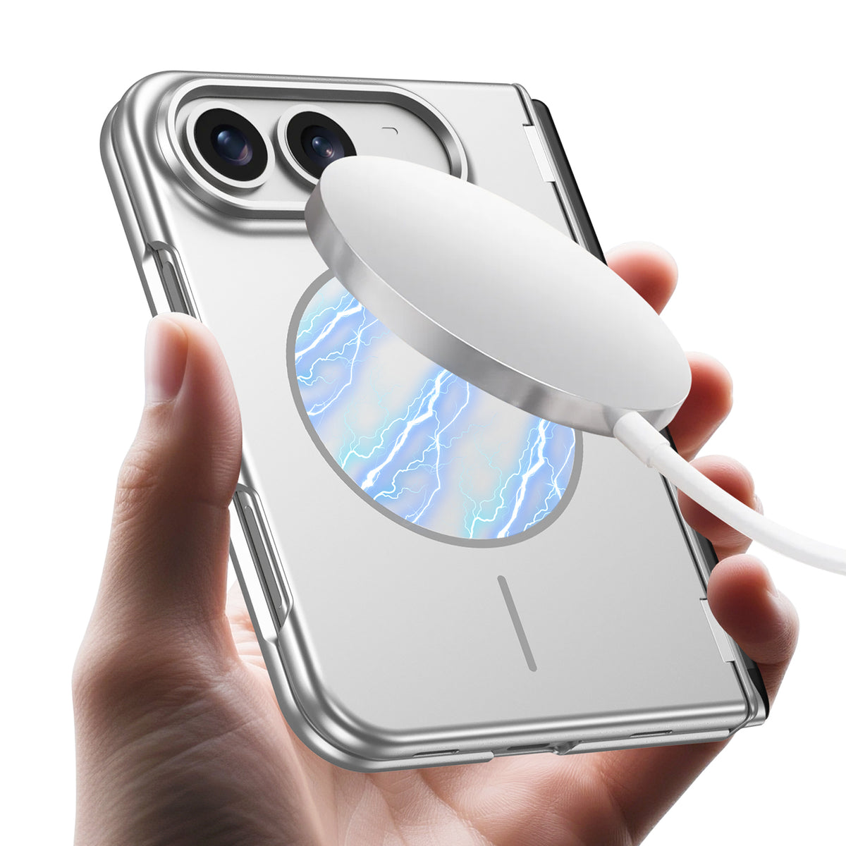 Magnetic All-included Screen Glass Film Protective Case With Pen Slot For iPhone Duo
