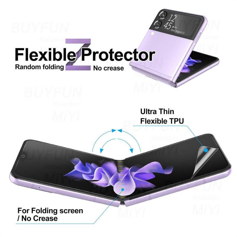 3 PCS High Quality Screen Protector For Samsung Galaxy Z Flip 3 5G - GiftJupiter