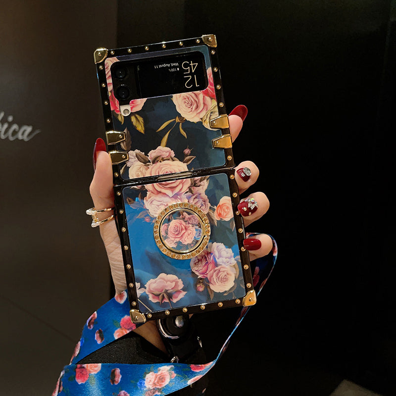 Retro Boho Square Samsung Galaxy Z Flip3 / Flip4 Cases