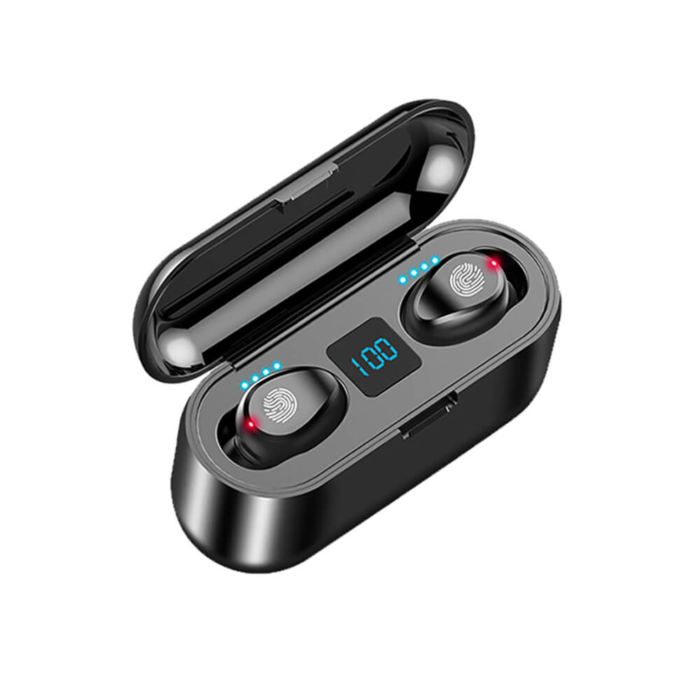 F9 Earphone LED Touch Bluetooth 5.0 Large Capacity Charging Cabin