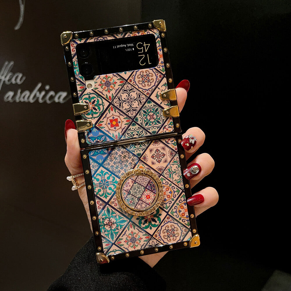 Dealggo | Retro Boho Samsung Galaxy Z Flip3 / Flip4 Cases