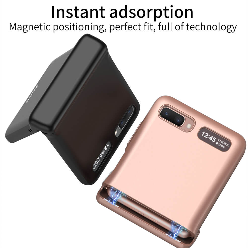 Magnetic All-included Shockproof Plastic Hard Cover For Samsung Galaxy Z Flip 5G