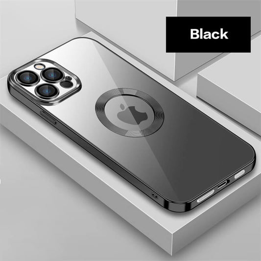 Newest Transparent Electroplated iPhone Case With Camera Protector