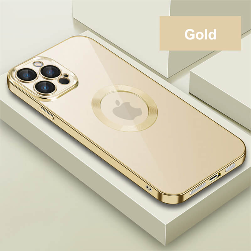 Newest Transparent Electroplated iPhone Case With Camera Protector