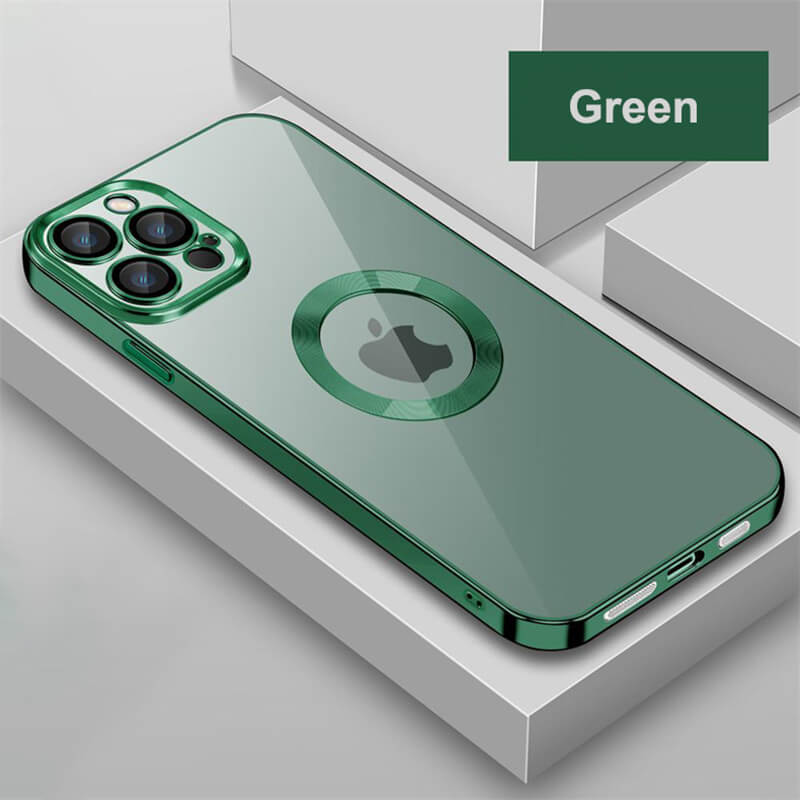 Newest Transparent Electroplated iPhone Case With Camera Protector