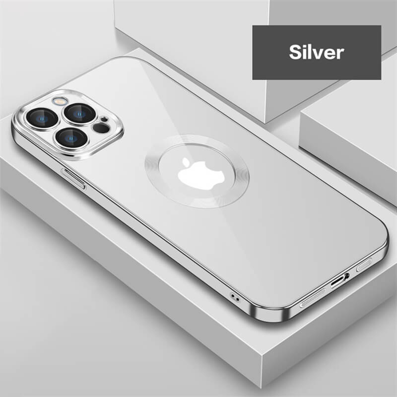 Newest Transparent Electroplated iPhone Case With Camera Protector