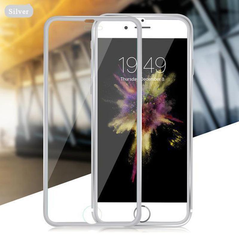 Tempered Glass Full Screen Protector 3D Aluminum Alloy For iPhone - Dealggo.com