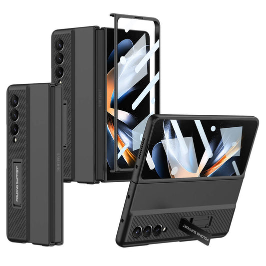Dealggo UK | Super Running Bracket Case with 9H Glass Screen Protector for Samsung Galaxy Z Fold4 5G