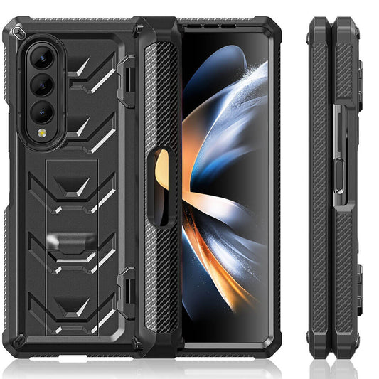 Military Grade Shockproof Case with Screen Protector Kickstand S Pen Slot For Samsung Galaxy Z Fold5 Fold4 Fold3 5G