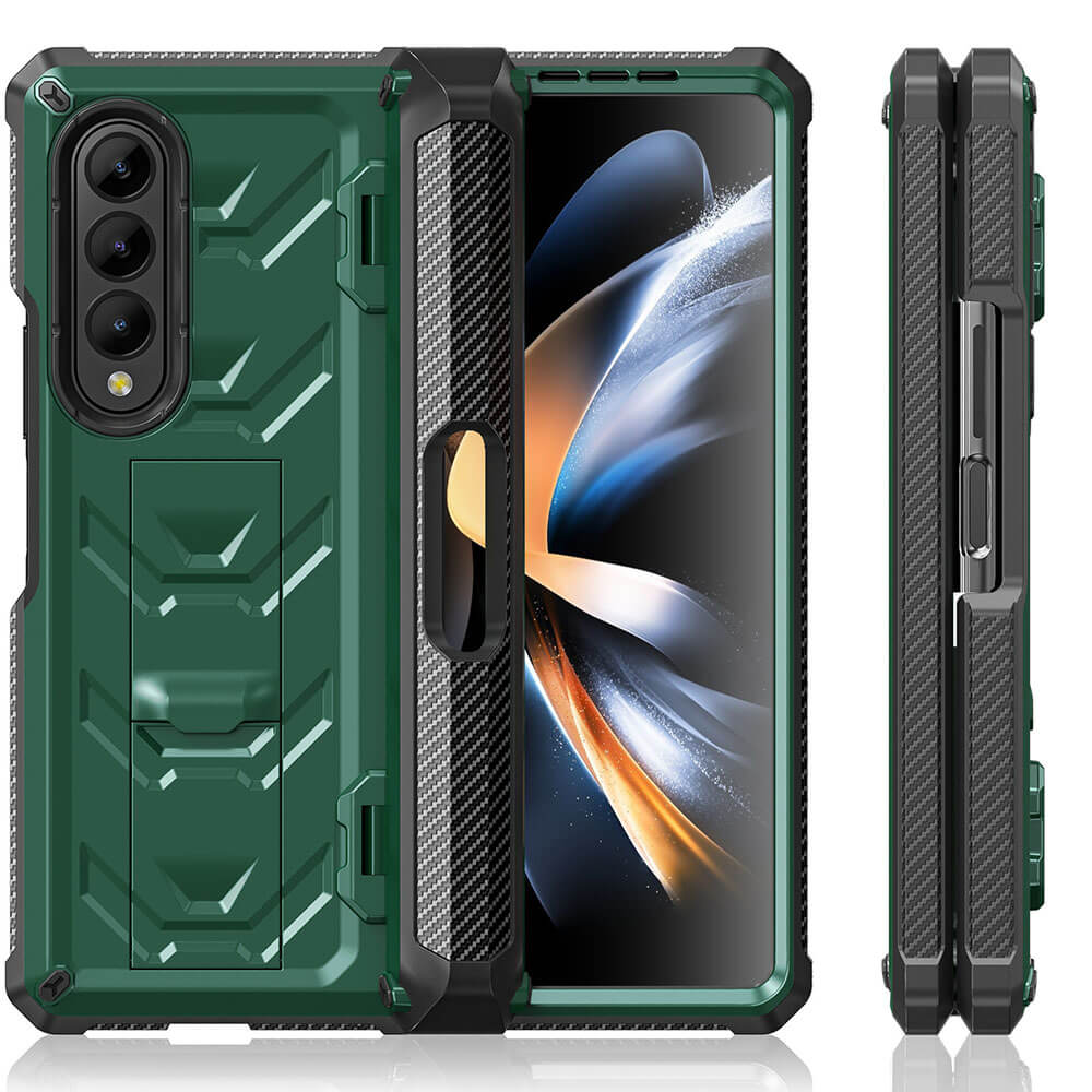 Military Grade Shockproof Case with Screen Protector Kickstand S Pen Slot For Samsung Galaxy Z Fold5 Fold4 Fold3 5G