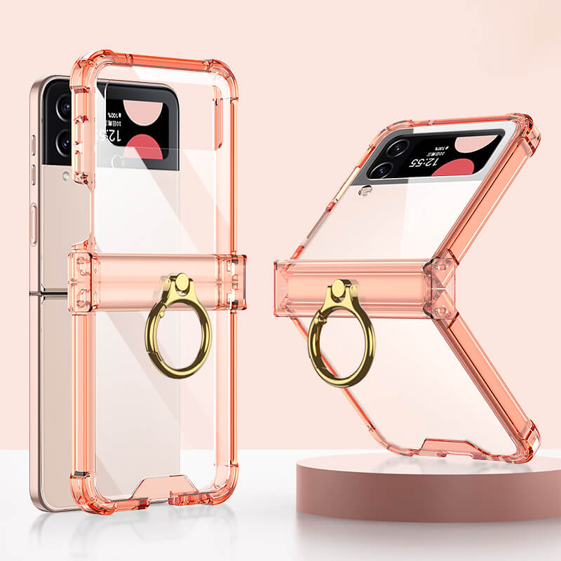 Galaxy Z Flip4 Flip3 | Airbag Ring Hinge Phone Case