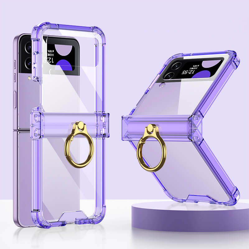 Galaxy Z Flip4 Flip3 | Airbag Ring Hinge Phone Case