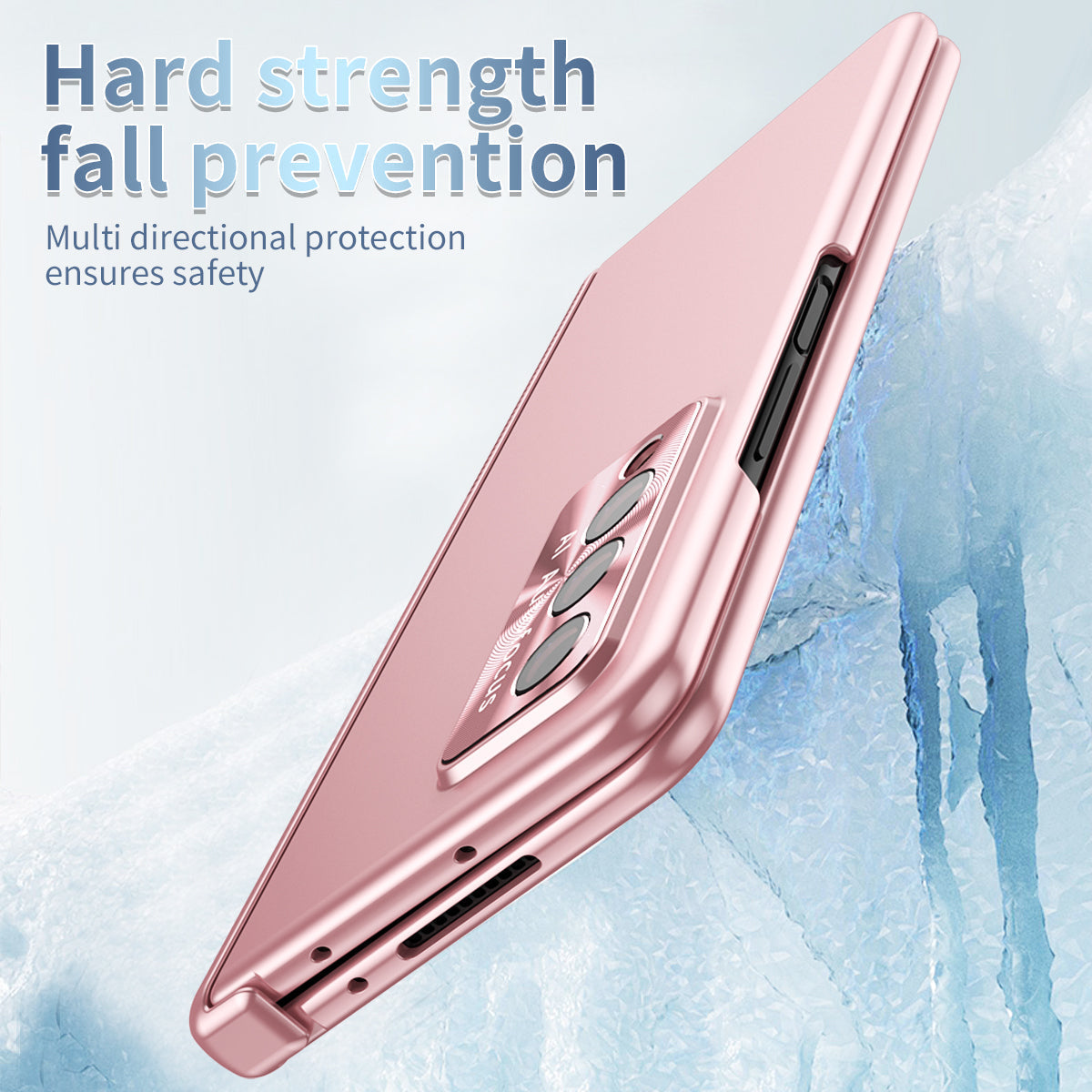 Tempered Glass Hinge Folding All-inclusive Protective Case with Stylus For Samsung Galaxy Z Fold3 Fold4